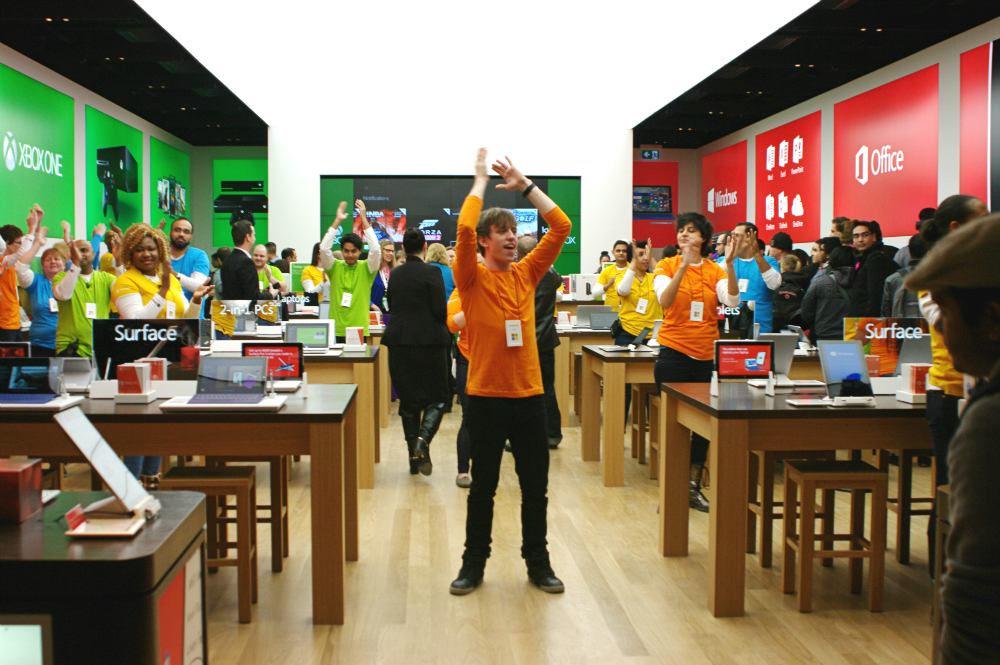 Microsoft Store Opening Toronto Eaton Centre